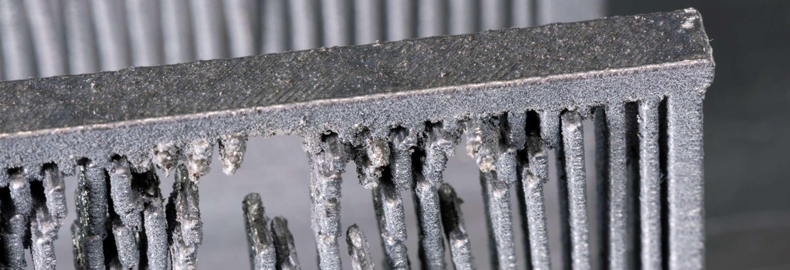 additiv gefertigt 3D gedruckte Probekörper aus AlSi10mg